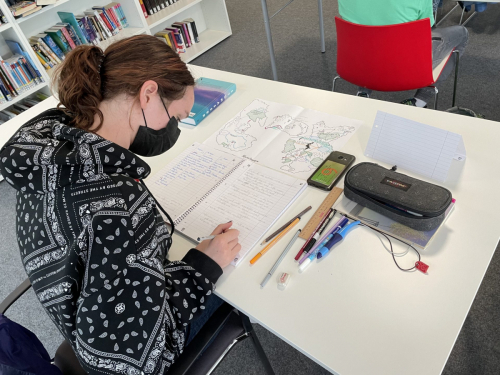 Der Schreiprozess analog