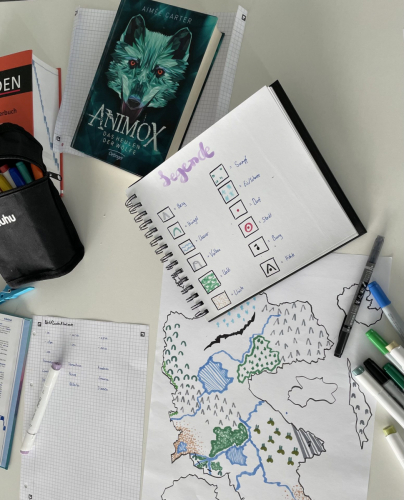 Landkarte zur Ideenfindung